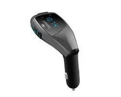 Bluetooth FM Transmitter/ Radio zender met USB fast- charging, SD- kaart poort/ handsfree bellen in de auto/ geschikt voor smartphone, iPhone, iPod, Samsung etc.