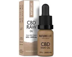 Nature Cure CBD/CBDA-olie RAW 20% - 2000 mg- Full Spectrum 10 ml
