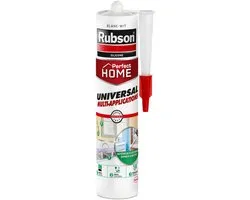 Rubson Universel Blanc 280 ml | Mastic Colle Multi-Matériaux | Étanchéité, Remplissage et Fixation | Résistant aux Intempéries | Intérieur et Extérieur