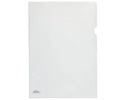 Office Depot L-map Folio Transparant Polypropyleen 22,5 x 32,2 cm 100 Stuks