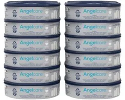 Angelcare Achthoekige Navulcassettes 12 Stuks Multipack