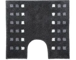 Casilin Brica WC-mat - 60 x 55 cm - Met uitsparing - Donkergrijs