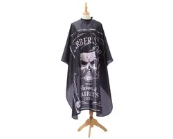 Premium Salon Kapmantel - Barber Shop - Manteau de coiffure imperméable / Tablier de coiffure imperméable| Noir