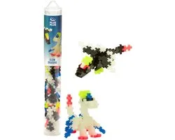 Plus-Plus Glow Dragons Draken – Ensemble de construction de 100 pièces – 4377 – Jouet de construction – Jouet de construction – Ensemble avec briques de construction – À partir de 5 ans