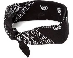 Bandana Paisley noir - 100% coton - Accessoire - Carnaval