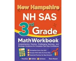 New Hampshire NH SAS 3rd Grade Math Workbook