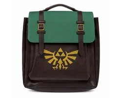 Bioworld – Zelda Nintendo Tas – Leer – Bruin/Groen – Unisex