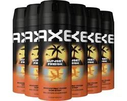 AXE - Deodorant Bodyspray - Sunset Fresh - 6 x 150 ml - Voordeelverpakking