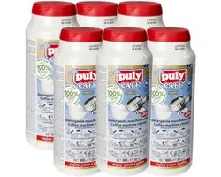 Poudre nettoyante PulyCaff Plus pour machine à expresso (6 x 900 g)