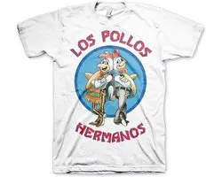 Breaking Bad Heren Tshirt -M- Los Pollos Hermanos Wit
