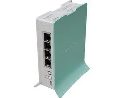 Mikrotik hAP draadloze router Gigabit Ethernet Single-band (2.4 GHz) Groen, Wit