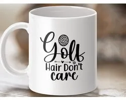 golf hair dont care, funny golf mug, golfer gift idea, golf lover present, sarcastic golf gift, golf quote mug, golf fan coffee, funny golfer, golf mom, golf dad, golf present, crazy golf lady, golf humor