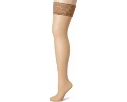 Fiore Milena stay up kousen maat 2XL light natural