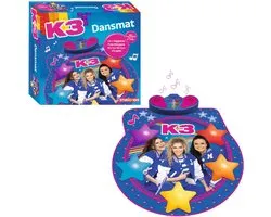 Studio 100 K3 - Dansmat - Interactieve Dansmat - Met 4 K3 liedjes - Sport - Swing en zing mee met de leukste K3 hits - Met motiverende K3 geluiden - Inclusief 2 spelvarianten