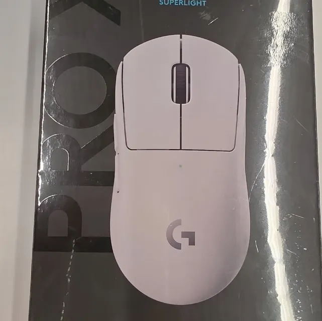 Logitech PRO X Superlight Mouse gaming wireless bianco 12000 DPI ottico 5 tasti