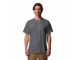Columbia CSC™ Outdoor Back Graphic Tee Heren Outdoorshirt - City Grey Heather, Sunscape