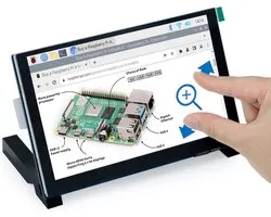 Écran tactile 5 pouces pour Raspberry Pi - Écran IPS 800 x 480 Pixel avec écran tactile capacitif