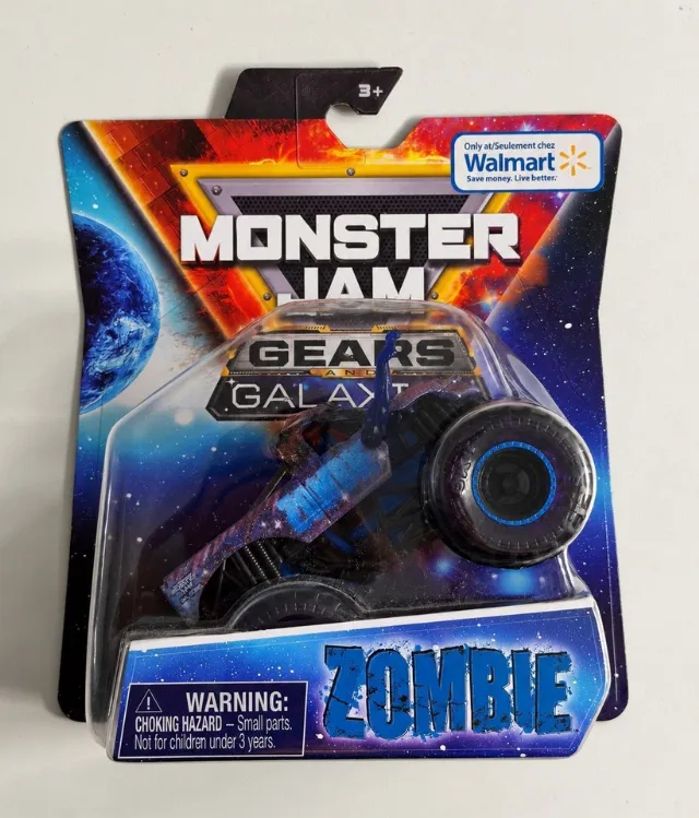 Monster Jam 1:64 Zombie Gears And Galaxy 1/64 Walmart Exclusive Rare
