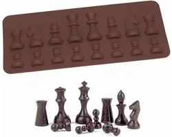 Moule en silicone pour chocolat Figurines d'échecs 3D pour bonbons, bougies, savons et décoration de gâteaux DIY
