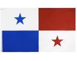Panamese vlag - Vlag van Panama - 150/90CM - Voetbalvlag - WK - Polyester - CHPN