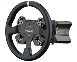MOZA Racing R12 V2 + Volant CS V2P – Ensemble de simulation de course Direct Drive - PC