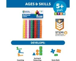 Learning Resources MathLink® Cubes, Set van 100