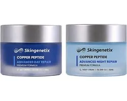 Skingenetix Copper Peptide 2% (GHK-Cu) Dag & Nacht Duo