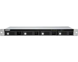 QNAP TR-004U disk array Zwart, Grijs