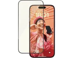 PanzerGlass Screenprotector geschikt voor Apple iPhone 15 Glazen | PanzerGlass Ultra-Wide Fit Screenprotector Anti-Glare - Case Friendly + Installatie Frame