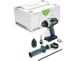 Festool TPC 18/4 I- Corps de perceuse à percussion sans fil Basic QUADRIVE 18V Li-Ion en systainer - 75Nm