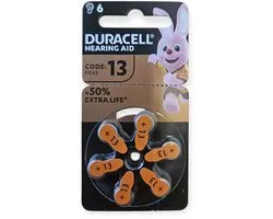 Duracell Gehoorapparaat Batterijen 13 - 6 stuks