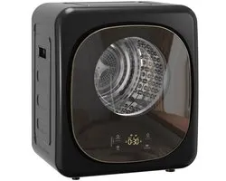 Sogiol® Compacte Wasdroger 4 kg - Mini Droger 800W - 5 Programma's - Zwart