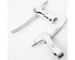 Saccon Remgrepenset 4-vinger Rollerbrake Aluminium Zilver