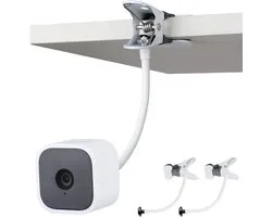 Lot de 2 pinces flexibles, Compatible avec Blink Outdoor 4 (4e génération)/(3e génération) XT3/Blink XT/XT2/Mini, Bras col de cygne de 20 cm (Blanc).