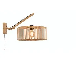 GOOD&MOJO Wandlamp Bromo - Bamboe - 55x40x45cm - Binnen Scandinavisch,Bohemian