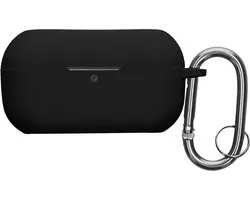 kwmobile cover voor oordopjes case - geschikt voor Technics EAH-AZ100 - Trendy beschermhoes draadloze oordopjes in zwart