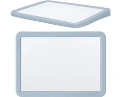 Étui kwmobile pour Apple Magic Trackpad – Bumper en Siliconen – Étui de protection bleu clair