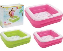Intex - Play Box Pool - Roze - 85x85x23 cm