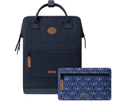 CABAIA - Rugzak Adventurer Large 23L Zurich, Computercompartiment 15", Levenslange garantie, Brede opening - Blauw