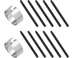 10 pointes de rechange pour stylet Gen.1 compatibles avec la tablette Wacom One Bamboo Intuos 5 & 4 & 3 Intuos Pro (PTH-451/651/851) MTE CTL CTH Series