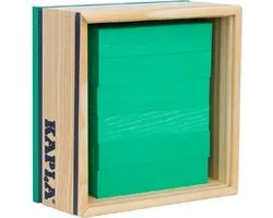KAPLA - KAPLA Kleur - Constructiespeelgoed - lichtgroen - 40 Plankjes