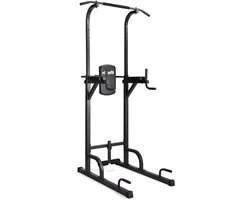 VirtuFit Pull Up Station - Power Tower Fitness - Verstelbaar - Dip Station