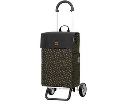 Andersen SHOPPER MANUFAKTUR Boodschappentrolley Scala Shopper Plus Fita Black Donkergrijs 103cm