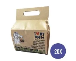 Combideal - I Love My Dog - Sac à crottes pour chien - Bundle 2x 10 Pièces