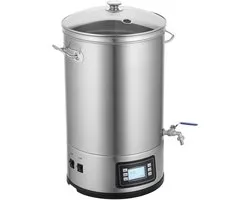 Aafinity Électrique 30 litres Système de brassage domestique – Marmite de cuisson tout-en-un en acier inoxydable 304, brasseur de bière, brasseur d'extrait de malt, fournitures de brassage domestique, kit de vin et de bière