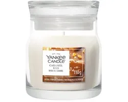Yankee Candle - Caramel Kiss Small Jar Geurkaars - tot 30 branduren