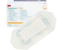 Tegaderm +Pad Transparant verband 6 x 10 cm 50 stuks