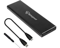 SnelShoppen - SSD M2 Behuizing voor MacBook Air 2010 2011, USB 3.0 Externe Behuizing voor 6+12 Pin HDD A1370 EMC 2393/2471, A1369 EMC 2392/2469