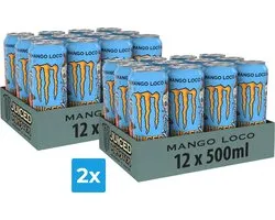 2x Monster Energy Juiced Mango Loco (12 x 500ml)