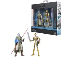Star Wars The Black Series Dagan Gera en BX-droid (Hybrid) uit Star Wars Jedi: Survivor, Gaming Greats-verzamelactiefiguur van 15 cm, duopack